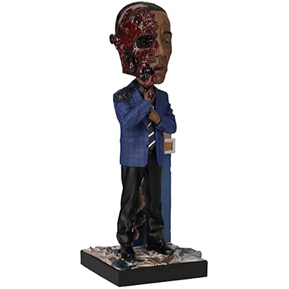 Royal Bobbles Breaking Bad Gus Fring Face Off Bobblehead, Premium Polyresin Lifelike Figure, Unique Serial Number, Exquisite Detail