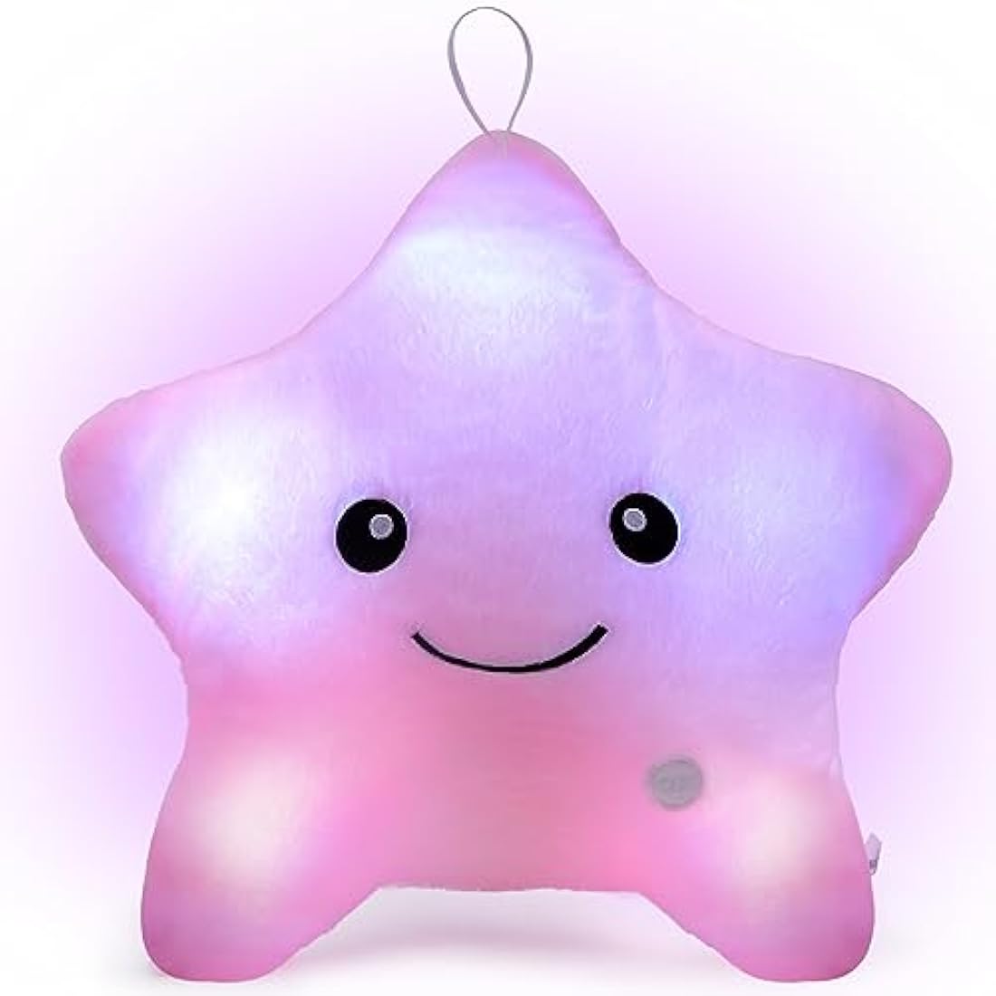 NYOBABE Sensory Toys for Autism,Light Up Star Teddy Sensory Lights,Kids Sleep Aid Adhd Autism Special Needs Developmental Toys,Birthday Xmas Gifts for Toddler Boys Girls Age 3 4 5 6 7 8 9 Pink