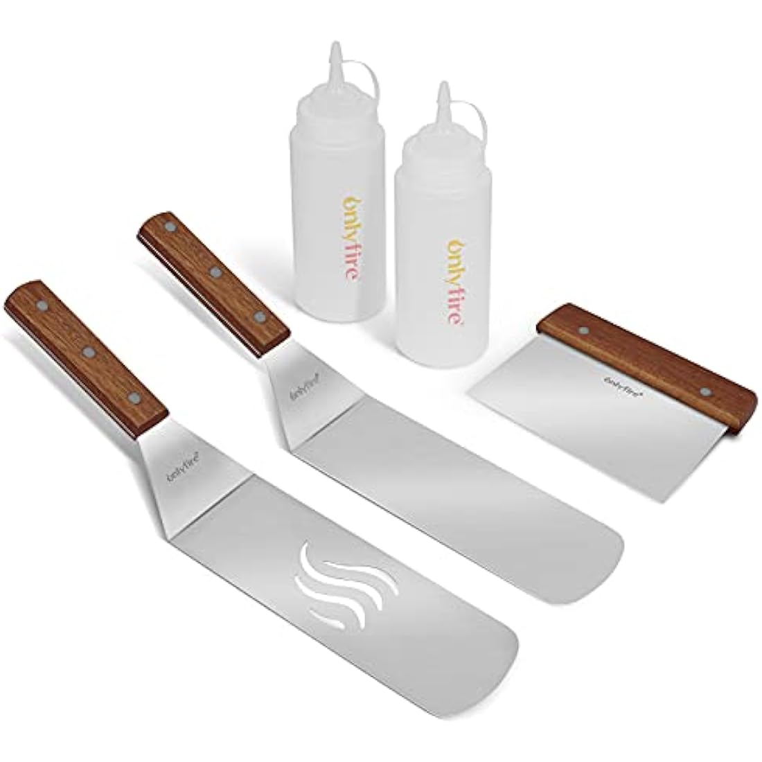 Onlyfire Multi-purpose Griddle Spatula Set - Fits Blackstone Grill and Other Grills