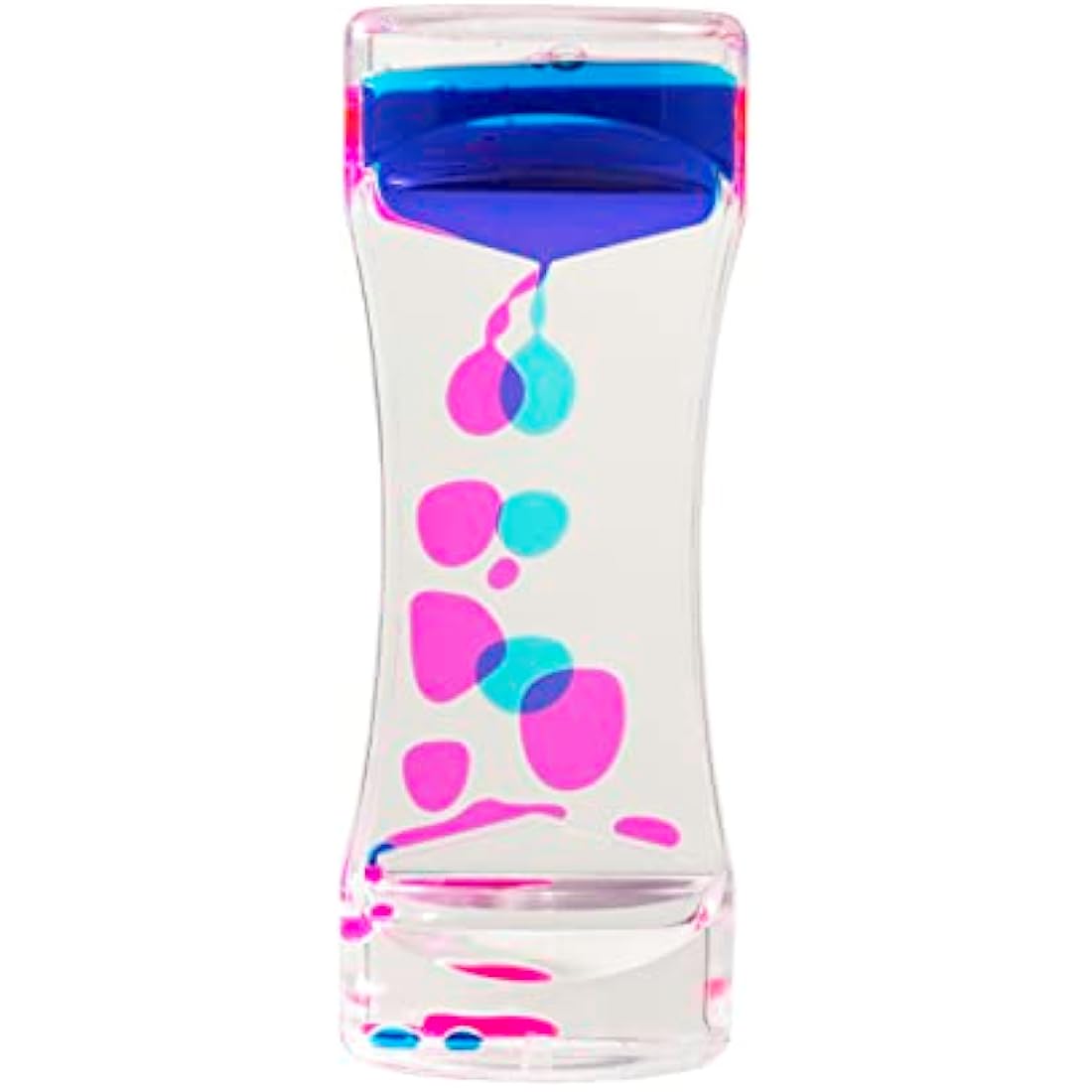 Liquid Sensory Timer for Autism, Sensory Needs, ADHD, Stress Relief, Anxiety. Autism Toy and Special Needs Sensory Fidget. Choice of Colour. (Pink & Blue)