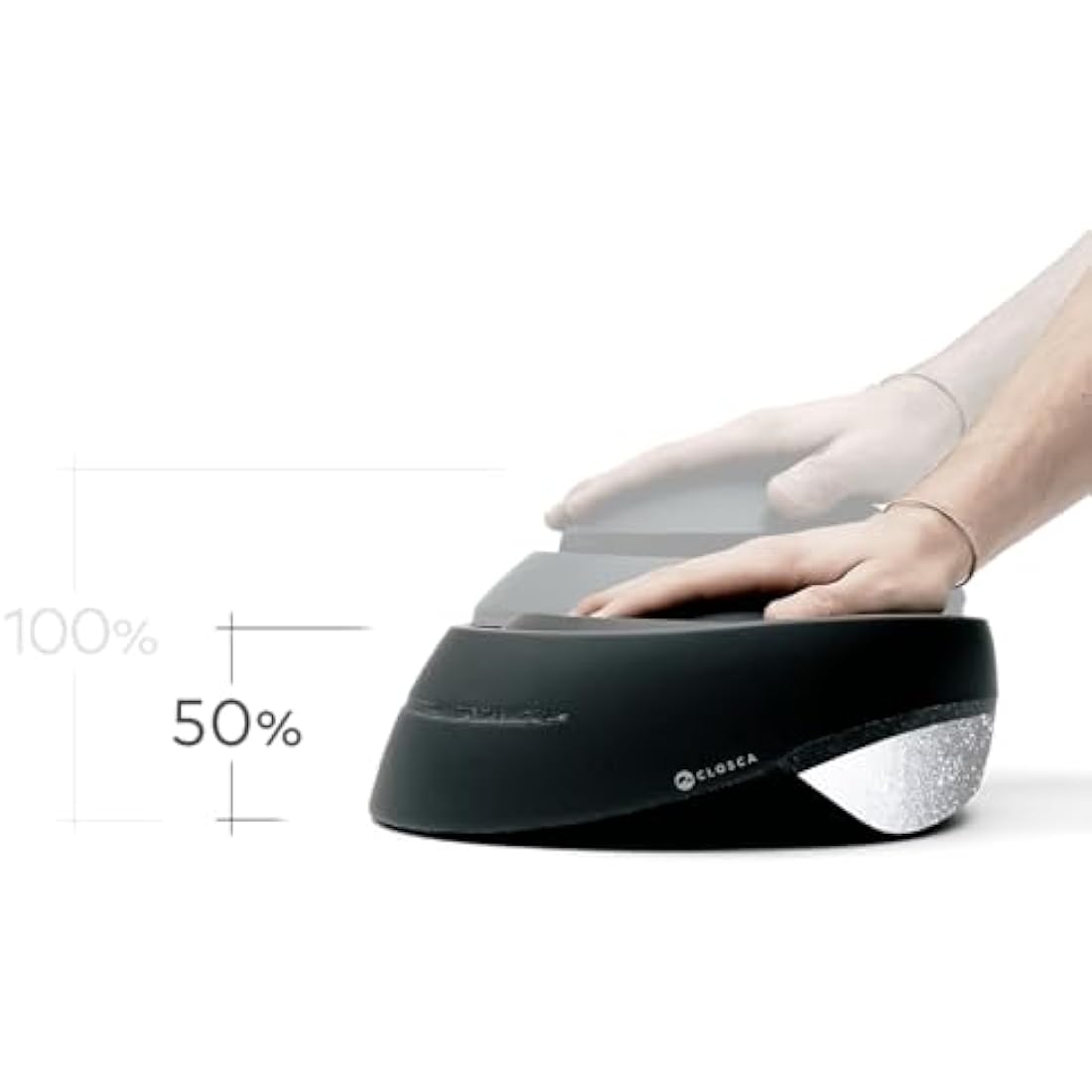 CLOSCA. Foldable helmet. The bike helmet for women and men. Certificate for bicycle, scooter, electric bicycle, inline skates and skateboards.