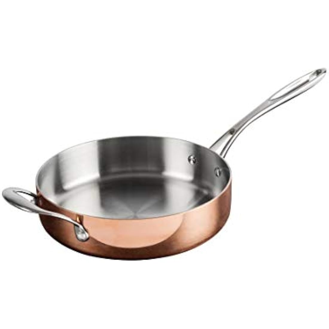 Vogue Induction Tri-Wall Copper Saute Pan - 240mm 9"
