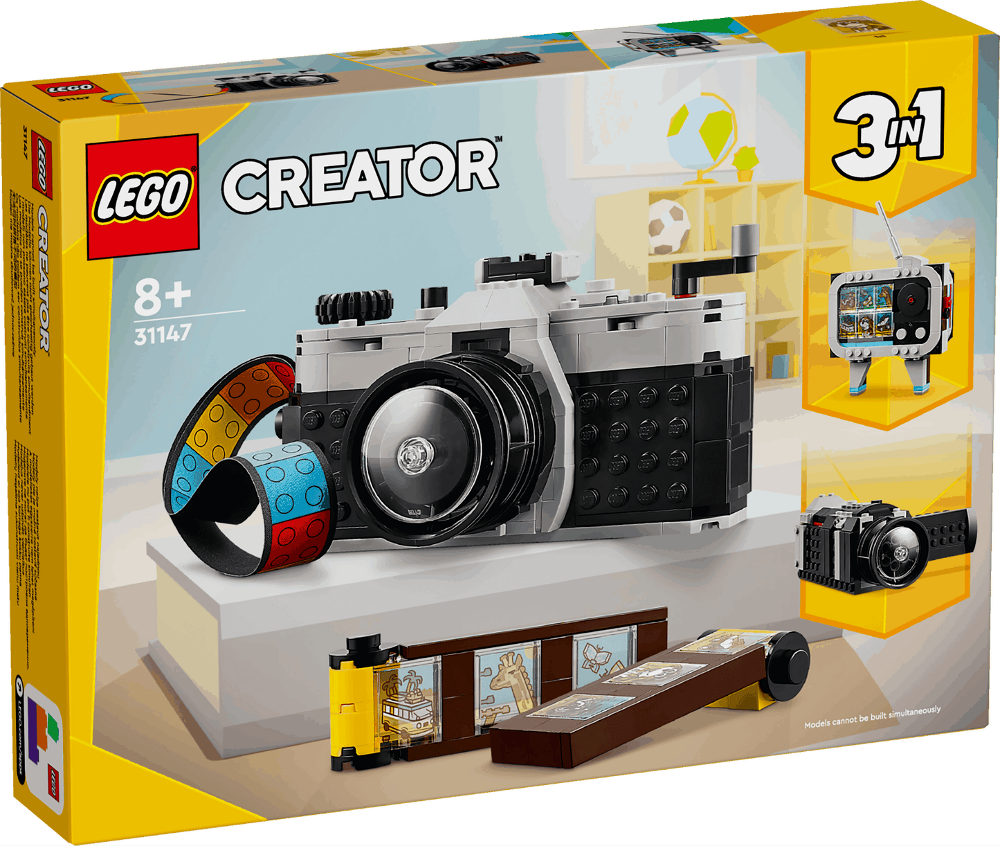 Lego Creator 3 in 1 31147 Retro Camera Buildable Toy for Ages 8 and Up
