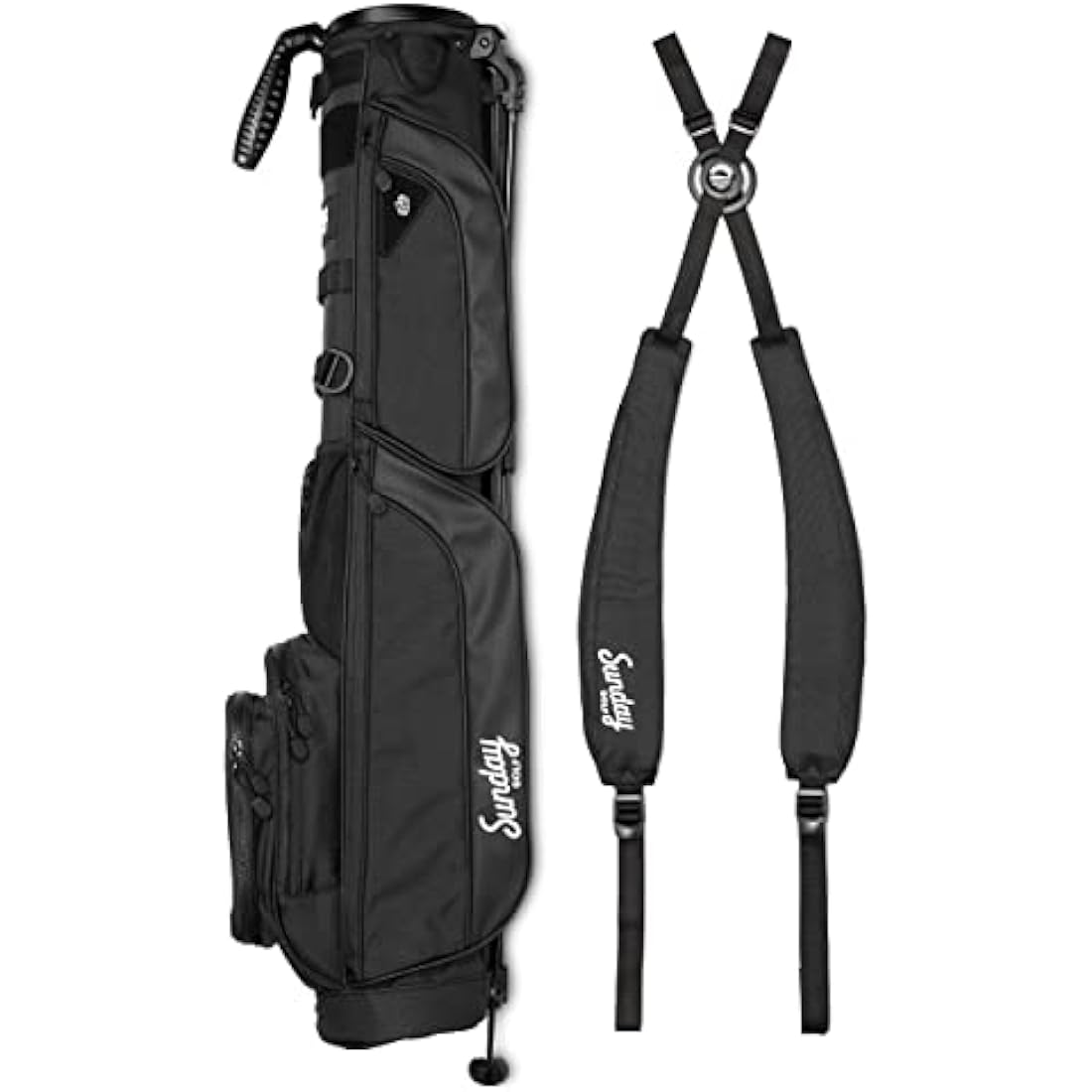 Sunday Golf Loma XL Bag - Lightweight Bag with Strap and Stand – Easy to Carry Pitch n Putt Golf Bag – Par 3 and Executive Courses, 3.4 pounds