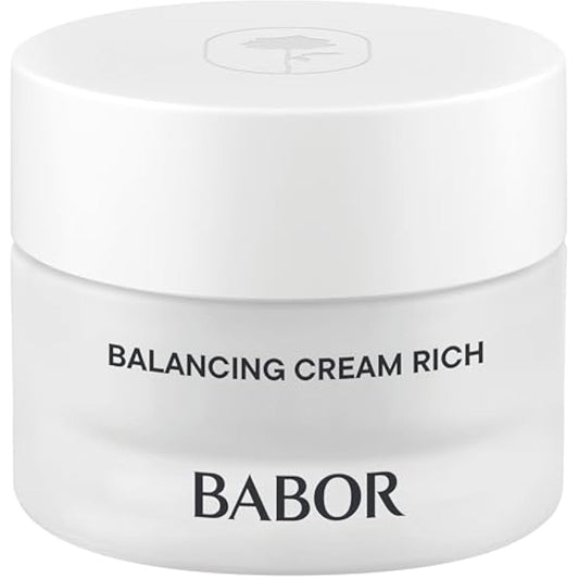 BABOR Skinovage Balancing Cream Rich, Supple Face Care Cream for Combination Skin, Mattifies and Moisturises the Skin, 50 ml