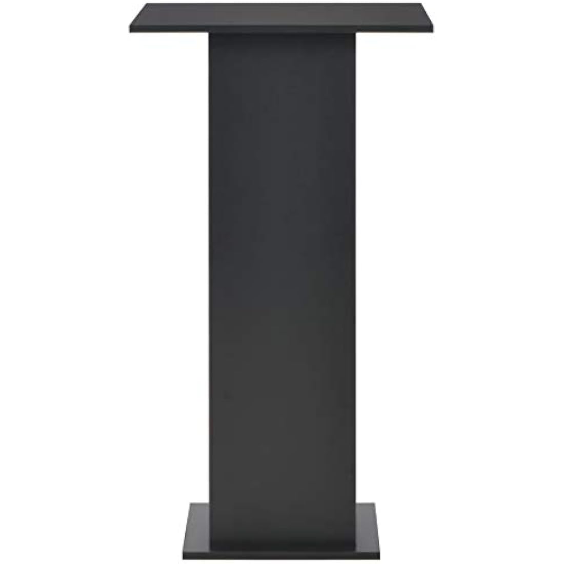 vidaXL Bar Table with Shelf Classic Modern Design Bistro Pub Bar Kitchen Coffee Dining Tall Breakfast Side End Stand Furniture Black