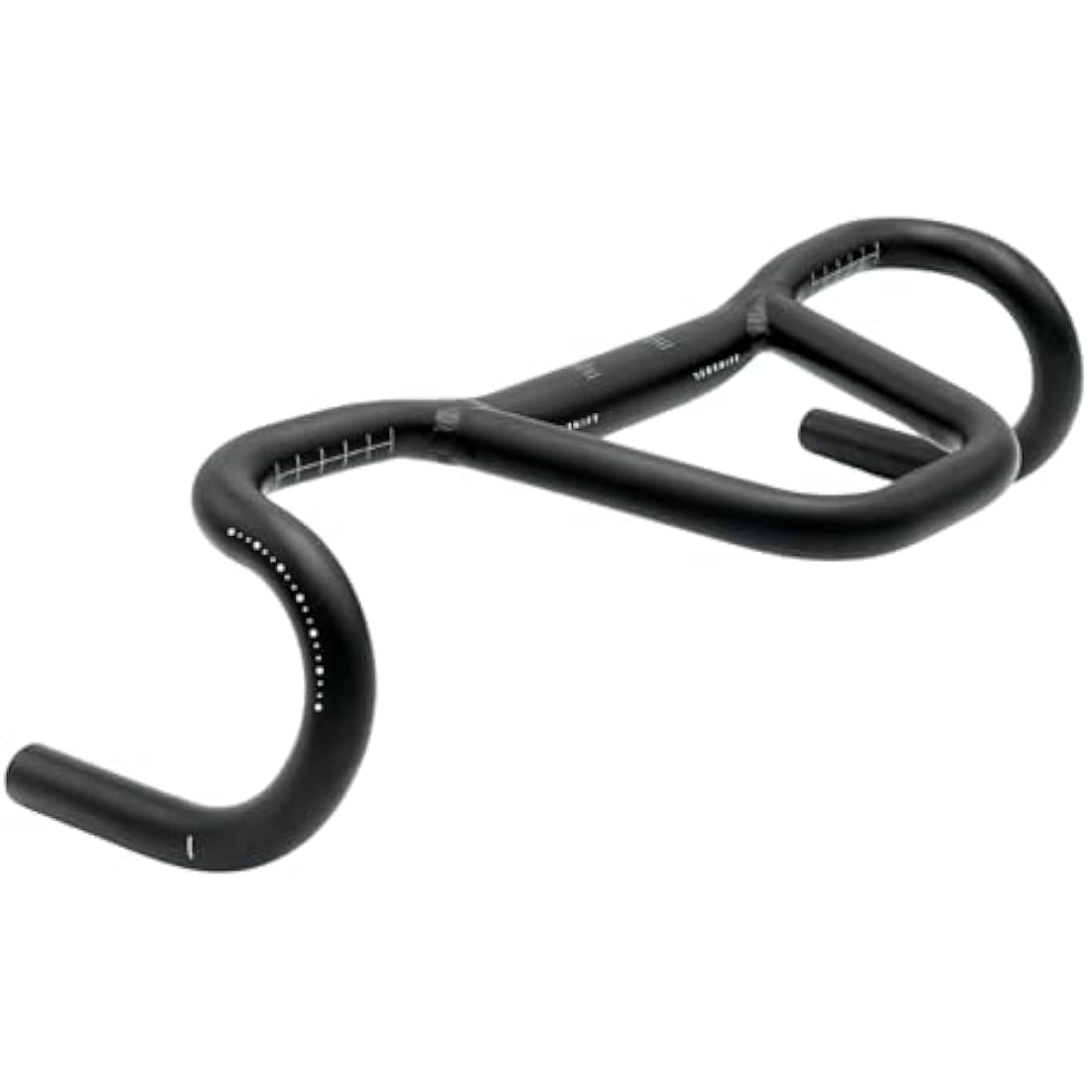 REDSHIFT Kitchen Sink Low Flare Handlebar with Loop for Road, Gravel, Touring, and Commuter Bikes, Aluminum Drop Bar, 31.8mm Clamp, with 20mm of Rise, 53cm Width