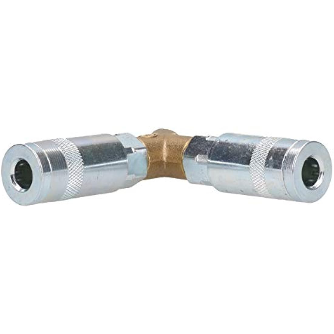Airline Y Piece 3 Way Quick Release Fittings for Compressor Air Hose 1/4 BSP