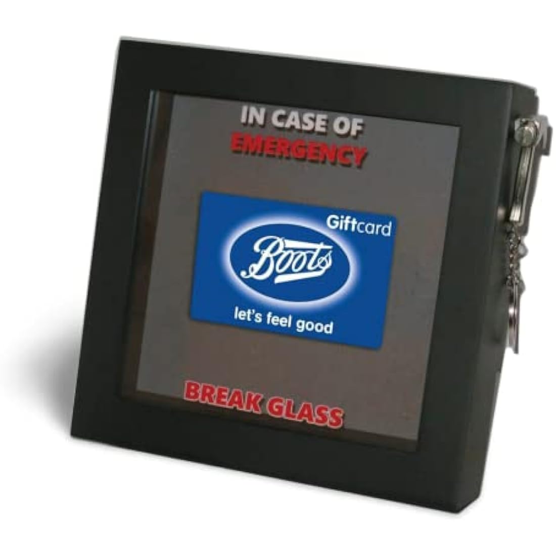 Birthday In Case of Present Emergency, Break Glass Gift Box. Fun Novelty 3d Frame. Food/Chocolate/Sweets/Drink/Money/Voucher/Jewellery. Daughter Granddaughter Sister Best Friend Mate Niece