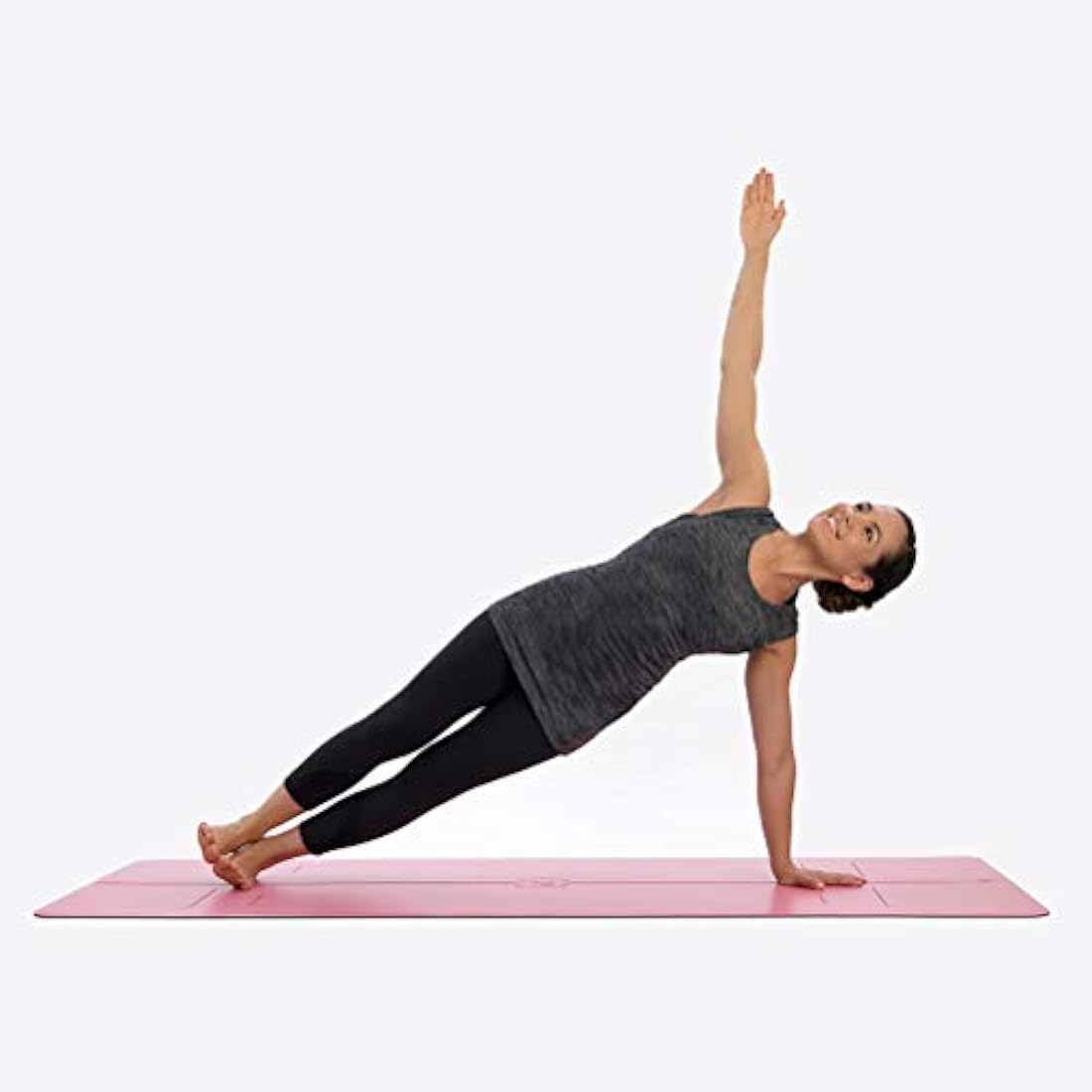 Liforme Evolve Yoga Mat – Free Yoga Bag, Patented Alignment System, Warrior-like Grip, Non-slip, Eco-friendly and Biodegradable, sweat-resistant, long, wide and 4.2mm thick mat for comfort