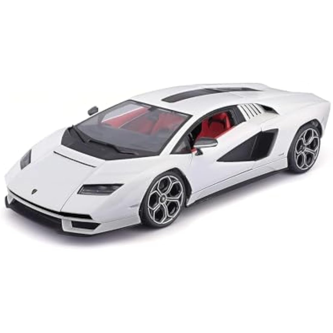 Maisto LAMBORGHINI COUNTACH LPI 800-4 Super Car - 1:18 Scale - Incredibly Detailed Die-Cast Replica Collectible Car Model, White