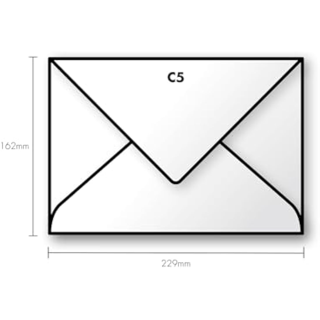 Clairefontaine - Ref 51042C - Pollen Iridescent Envelopes (Pack of 20) - C5 in Size, 120gsm Paper, Suitable for Use with Inkjet or Laser Printers - Cream