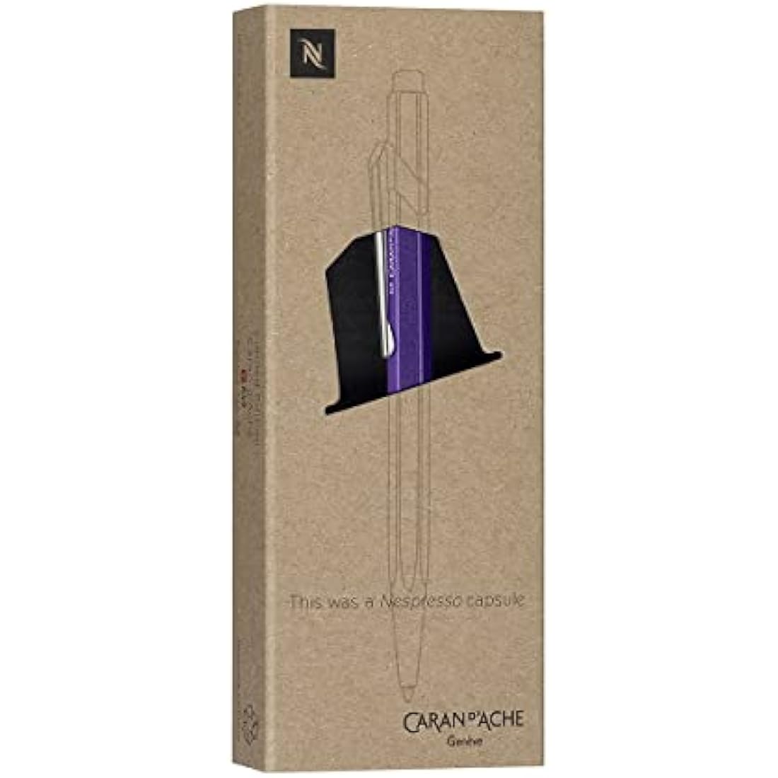 Caran d'Ache Nespresso 3rd Edition 849 Ballpoint Pen - Deep Purple