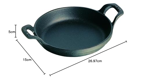 STAUB Oven dish Round 16cm Black