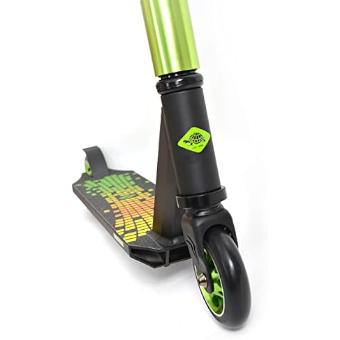 Schildkröt Stunt Scooter Kickless, toller Stuntscooter mit HIC-Compression und Alu-Felge, 100 mm PU Räder, für ambitionierte Stunts und Tricks