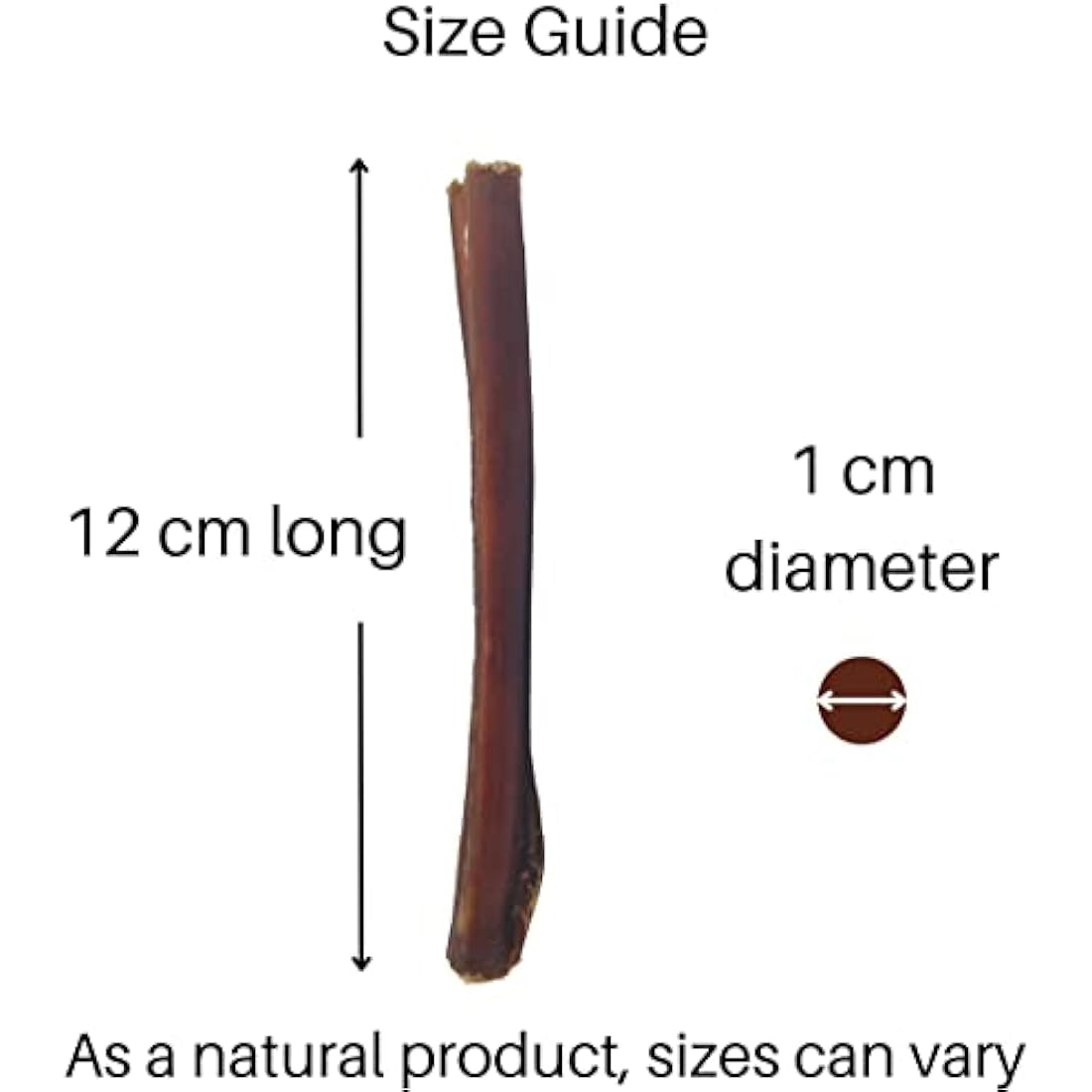 Britten & James 20 Thin Bulls Pizzles for Dogs (12cm length) - Bully Stick, Natural Dental Stick and Dog Chew. Hypoallergenic, Grain Free and Long Lasting Dog Treat