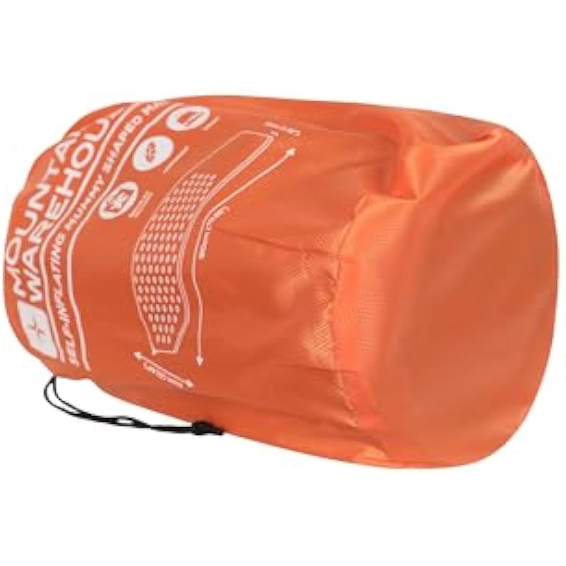 Mountain Warehouse Ultimate Self Inflating Mat - Tapered Shape, Valve Inflation Air Bed, Ripstop, Lightweight Sleeping Mat, Compact Camping Mat - For Festivals & Guests
