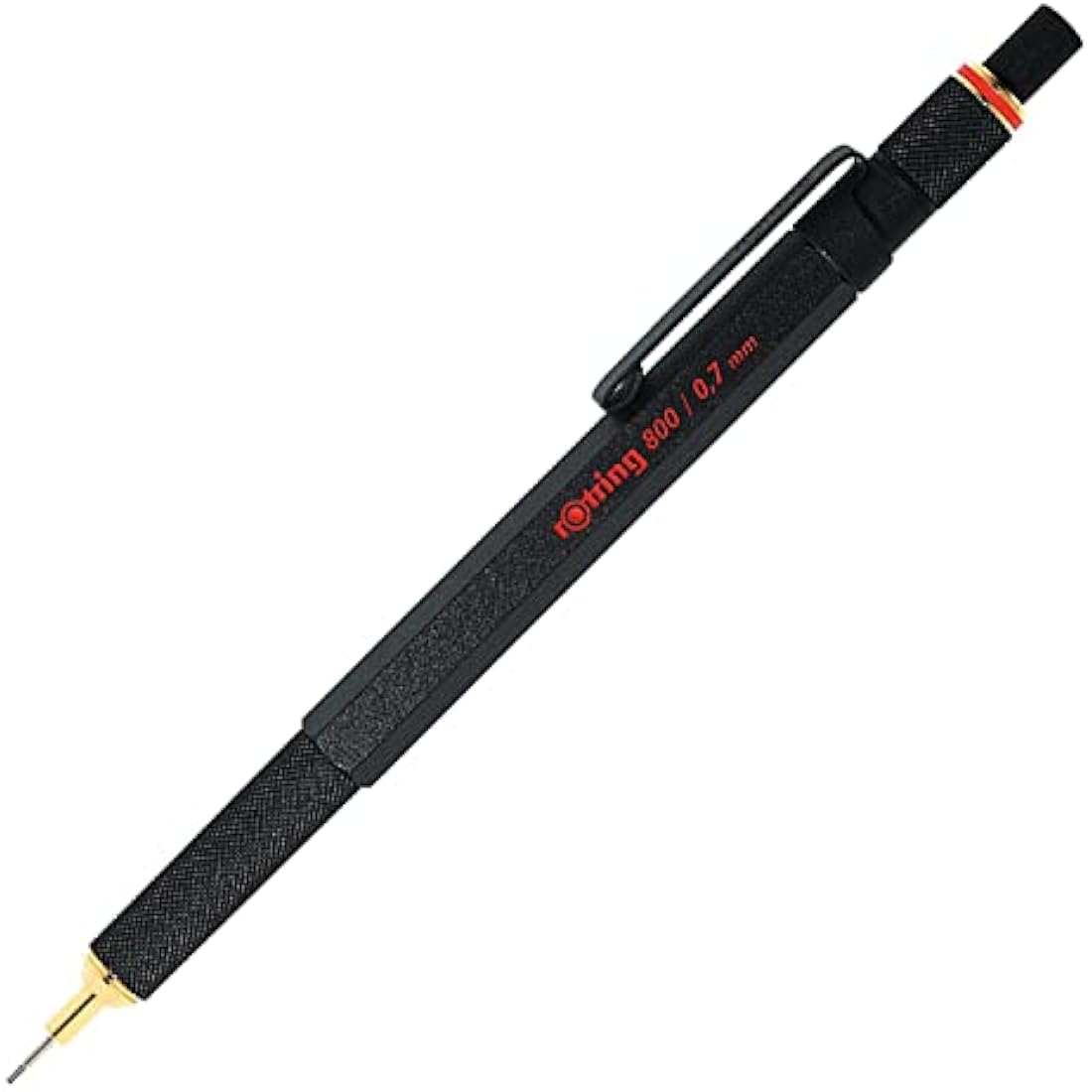 rOtring 800 Mechanical Pencil | HB 0.7 mm | Black Metal Barrel