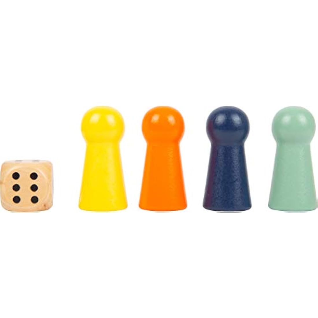 Small Foot 11783 Ludo XL Wooden for Four Players, Board Game for the Whole Family in Large Format, Age 4 and Up