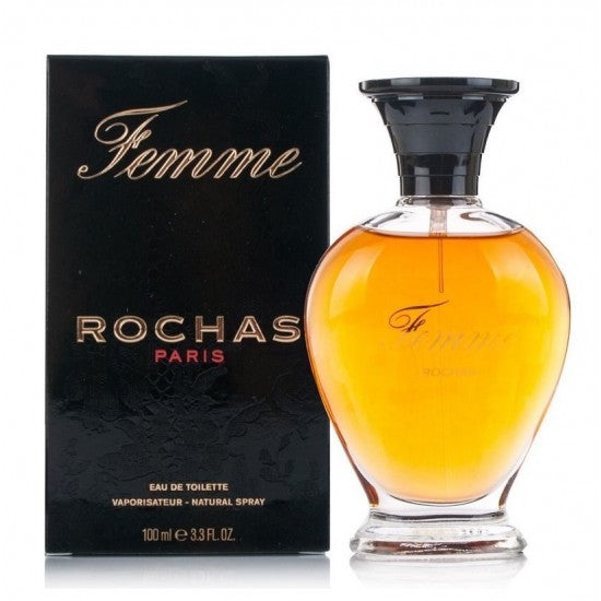 Rochas Femme Eau de Toilette 100ml Spray Women's Fragrance