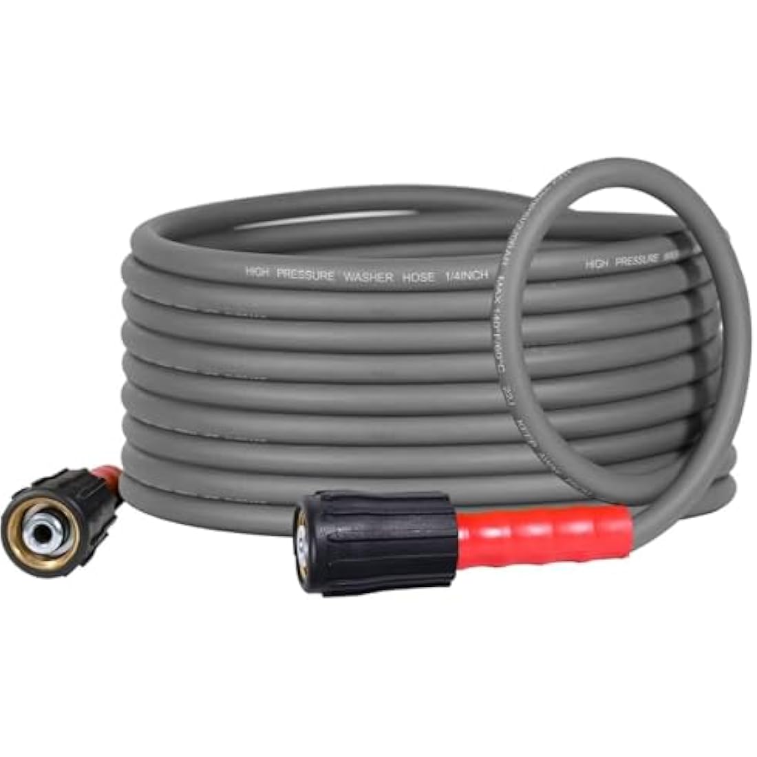 YAMATIC Super Flexible Pressure Washer Hose 7.6M/25FT x 1/4", M22 Kink Resistant Power Washer Hose Replacement for Flexzilla Uberflex Ryobi Troy Bilt Honda,Leak-Free M22 Fittings(3200 PSI/220 Bar)