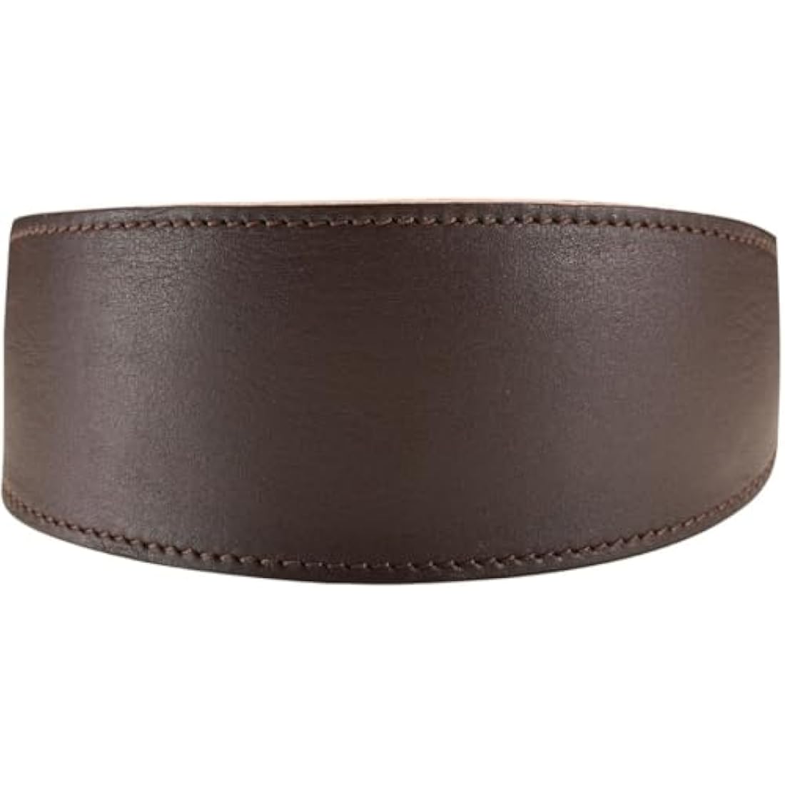 HUNTER Super Soft Leather Padded Greyhound Collar 47 (S-M) Dark Brown