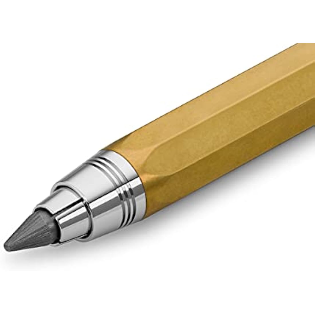 Kaweco SKETCH UP Clutch Pencil 5.6 mm 5B Brass I Exclusive Mechanical Pencil with Lead Refill I Pencil 10.5 cm