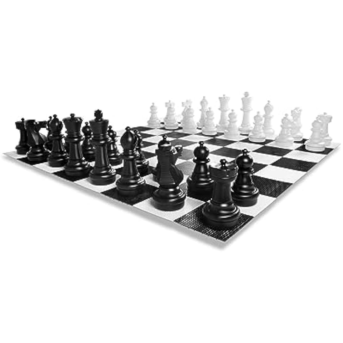 Uber Games Garden Chess Package (30cm) - perfect Garden chess game to entertain friends and family - all weather and available to buy with storage options and large chess boards.