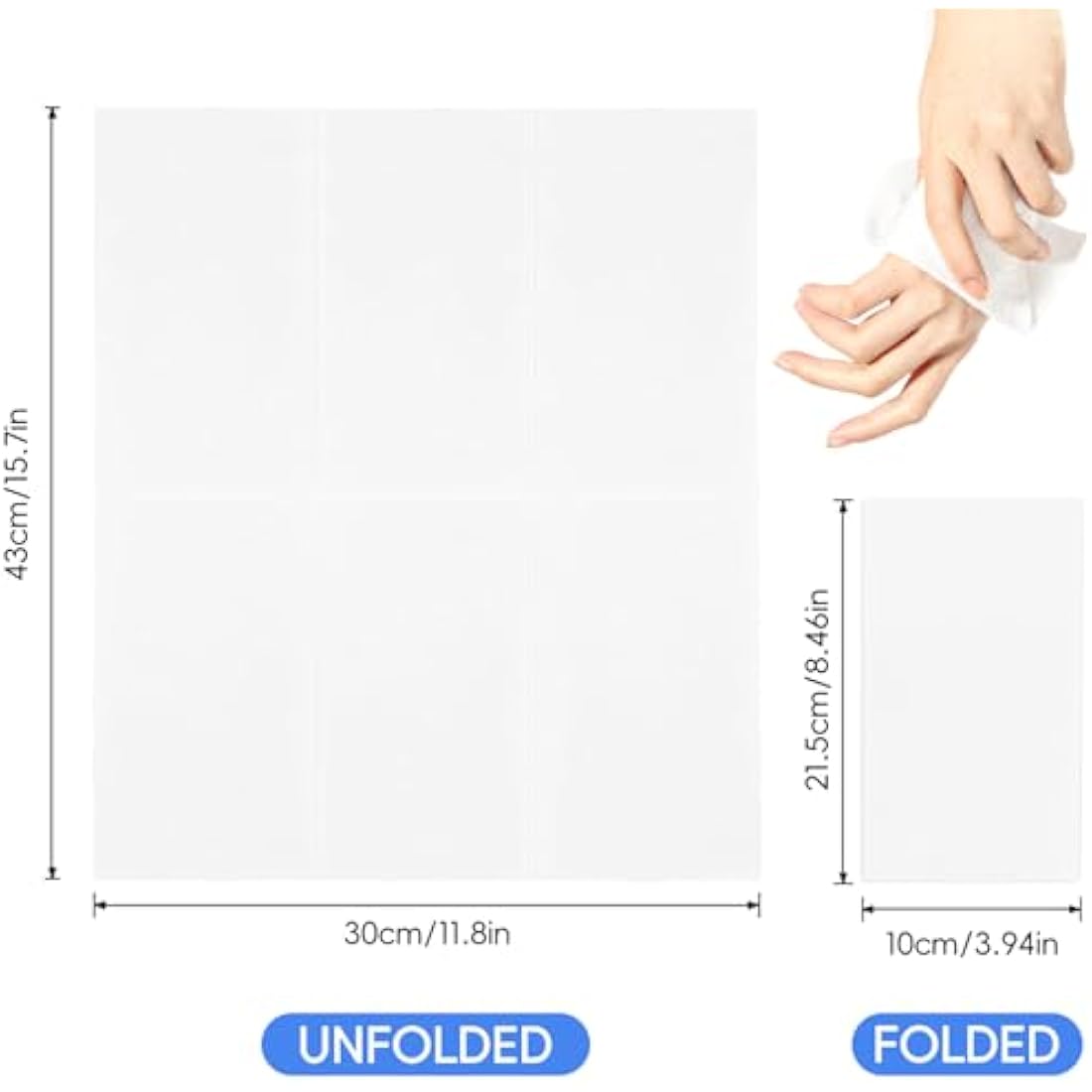 Linen-Feel Guest Towels Disposable Cloth Like Paper Christmas Paper Towles Hand Napkins Soft, Absorbent, Paper Hand Towels for Kitchen, Bathroom, Parties, Weddings, Dinners or Events (White, 200 Pack)