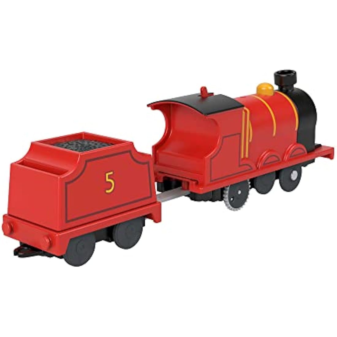 Thomas & Friends Motorized Toy Train James Battery-Powered Engine with Tender for Pretend Play Preschool Kids Ages 3+ Years, HDY70