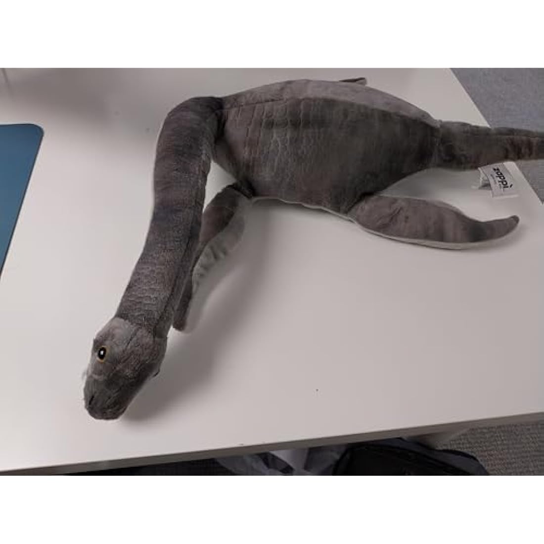 Zappi Co Plush Children's Stuffed Soft Cuddly Plush Toy-Part of Safari Animals Collection, Perfect for Kids (31cm Depth)(Plesiosaur Dinosaur)