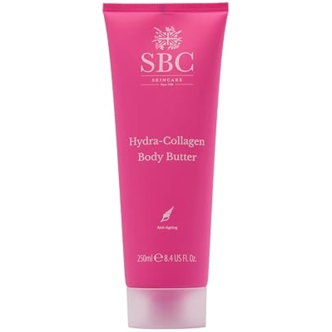 SBC Skincare Hydra-Collagen Body Butter 250ml, Anti-Ageing & Firming Moisturiser, Marine Collagen, Shea Butter & Vitamin E, Fast-Absorbing & Non-Greasy