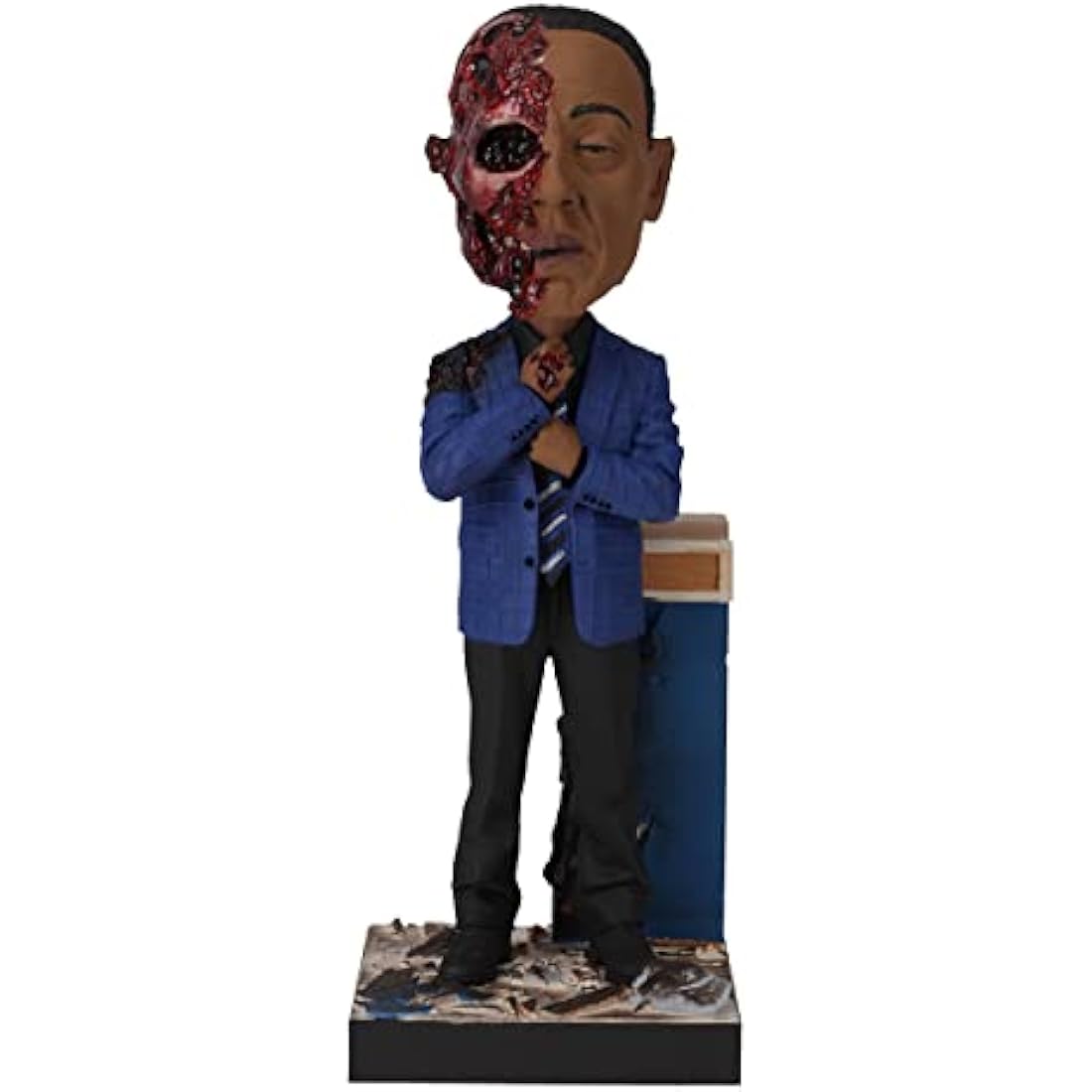 Royal Bobbles Breaking Bad Gus Fring Face Off Bobblehead, Premium Polyresin Lifelike Figure, Unique Serial Number, Exquisite Detail
