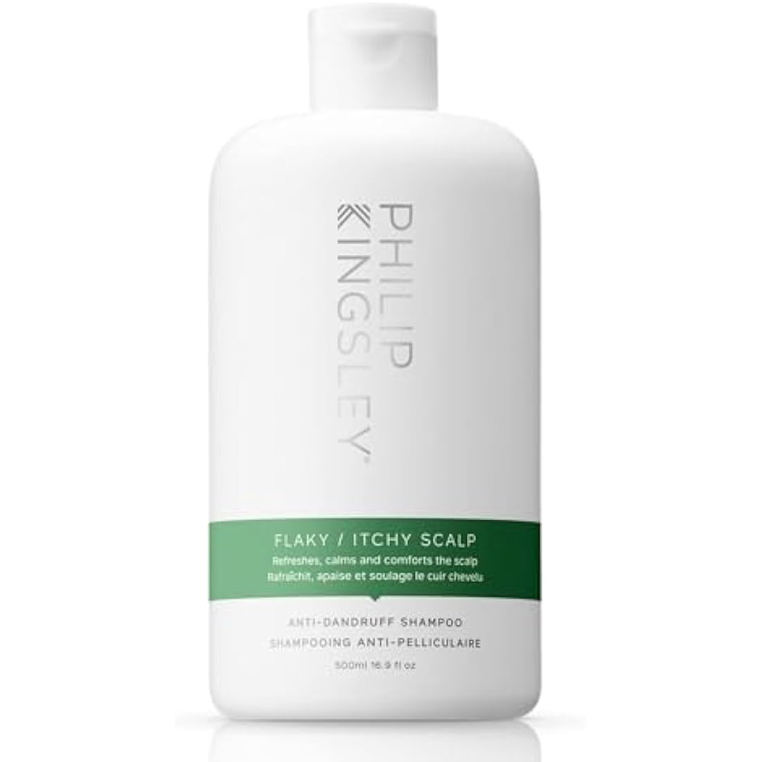 Philip Kingsley | Flaky/Itchy Scalp Shampoo | Anit-Dandruff Shampoo For Flaky, Itchy, Dry, Oily Scalps | Cleansing Scalp Care | Hair Shampoo that Hydrates, Soothes and Calms | 500ml