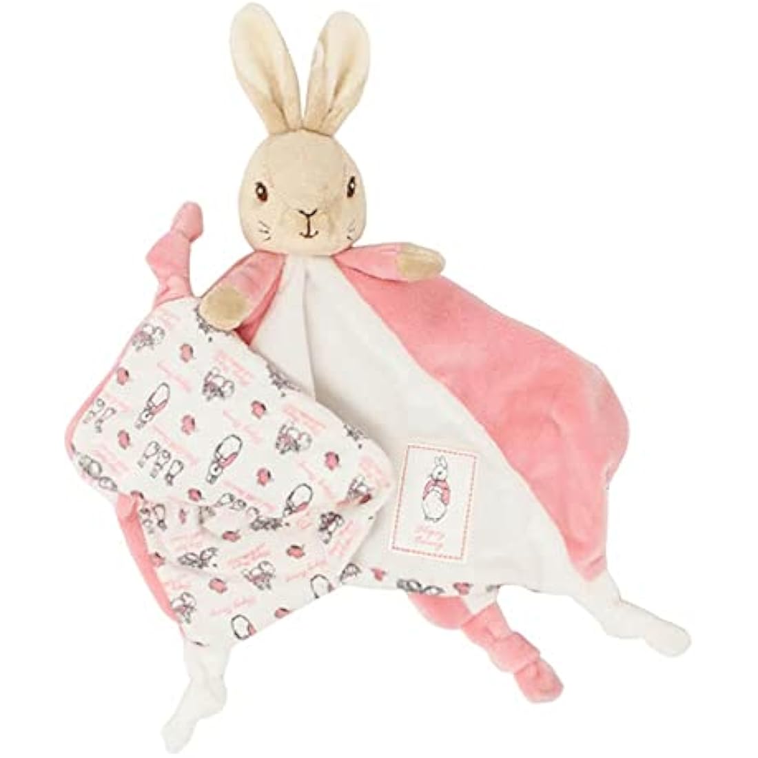 Official Beatrix Potter Flopsy Bunny Comfort Blanket - Peter Rabbit Soft Toy Comforter