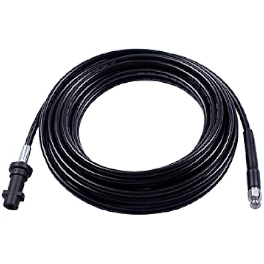 Stone Banks 15 m Pipe and Drain Cleaning Kit for Kärcher, Pressure Washer Drain Hose for Karcher K2 K3 K4 K5 K6 K7 Pressure Washer with Jet Nozzle 180Bar/60°C