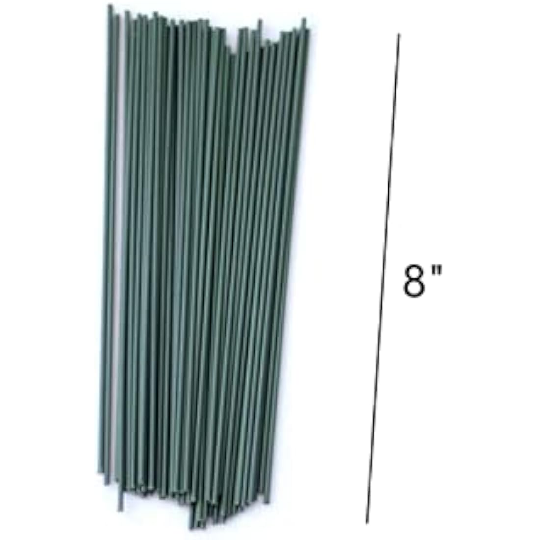 Rikyo 50 Artificial Silk Carnation Flower Head with Stems Set,Vase Fillers for Home Decor Party Birthday Cake Ornaments,Handmade Wrist Corsage, 3''Multiple Petals Heads & 8'' (Champagne)