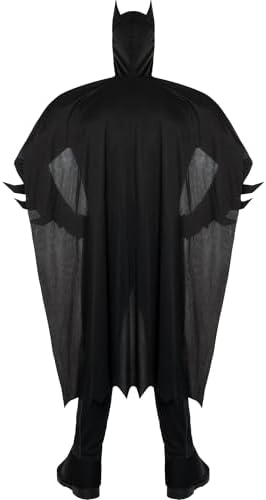 Rubie's Official DC Comics Dark Knight Rises Batman Adult Costume, Deluxe Muscle Chest Style Halloween