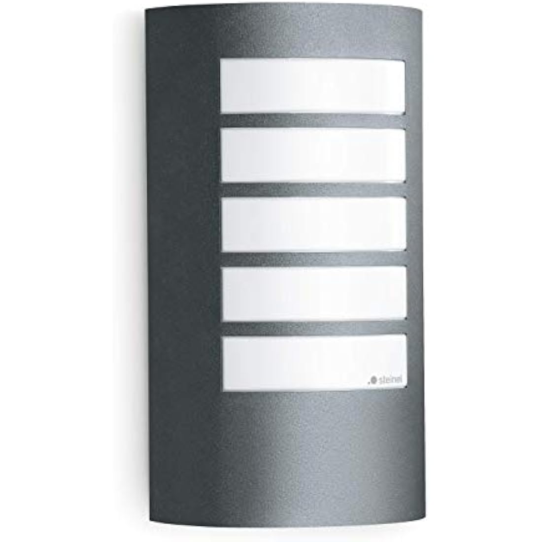 Steinel Outdoor Wall Light L 12 anthracite, outdoor lamp without motion sensor, robust aluminium trim, E27, max. 60 W, wall lamp