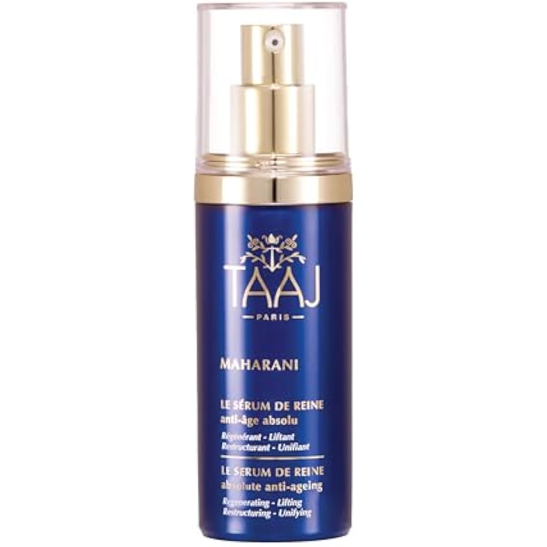 TAAJ | The Queen's Cream - MAHARANI | Powerful anti-ageing actives | Revitalised and plumped up, the skin is visibly younger | Wrinkles are smoothed | Hyaluronic acid, collagen and elastin | 50 ml