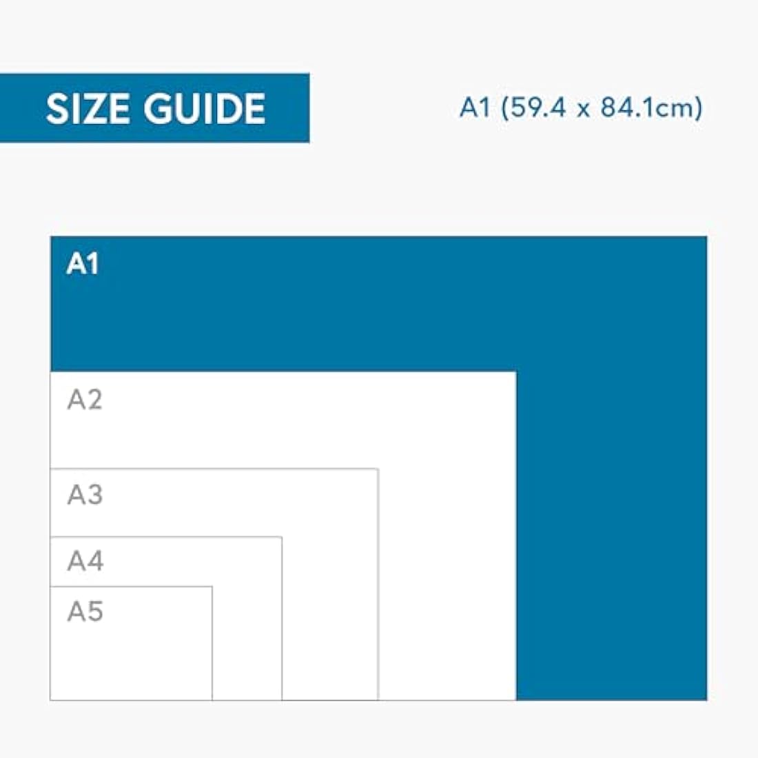 Academic Wall Planner 2025-2026 by Clear Mind Concepts® - A1 Wall Planner Folded (59.4 x 84.1cm) for Students, Teachers, and Professionals with Monthly Planning