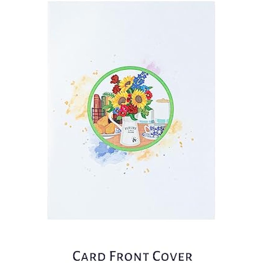 Cardology - Sunflowers Pop Up Card | Birthday Cards For Her, Mothers Day Cards, Valentines Day Card, Congratulations On Your New Home, Thank You Cards or Get Well Soon Cards | Handmade