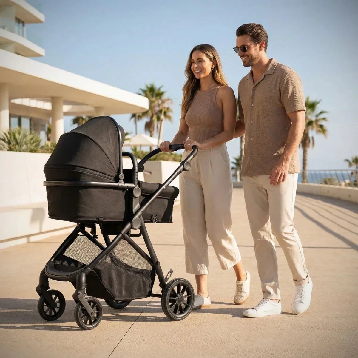 Red Kite Push Me Savanna i Travel System - Black