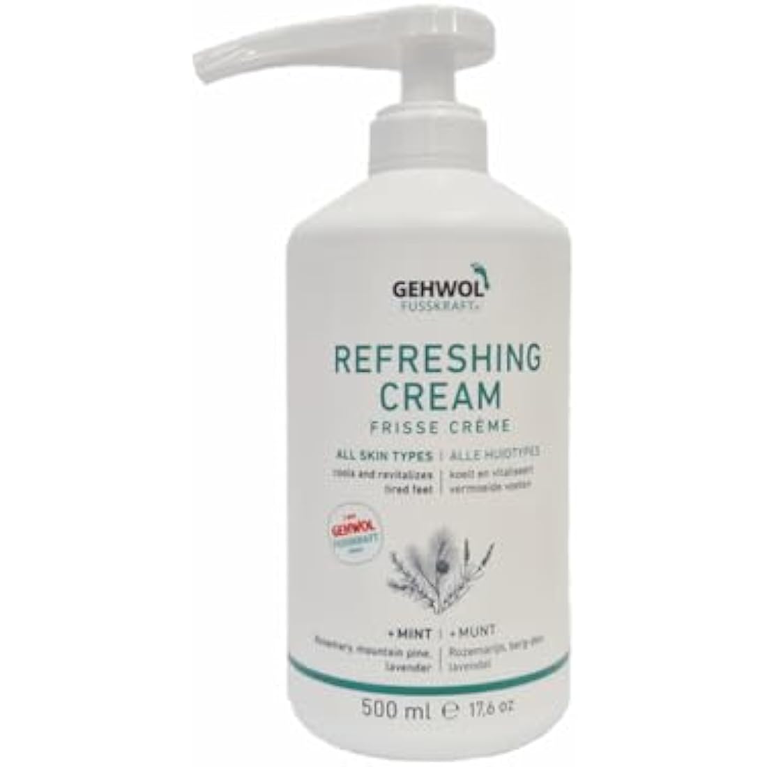 Fusskraft Foot 500Ml Natural Antisceptics - Icy Fresh Menthol