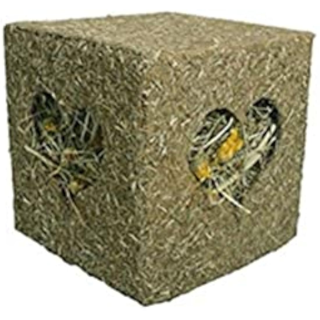 Rosewood Naturals I Love Hay Forage Cube, Small Animal Treat and Gnaw Toy for Rabbits, Guinea Pigs, Chinchillas, Degus, Hamsters, Gerbils, Mice and Rats - Large