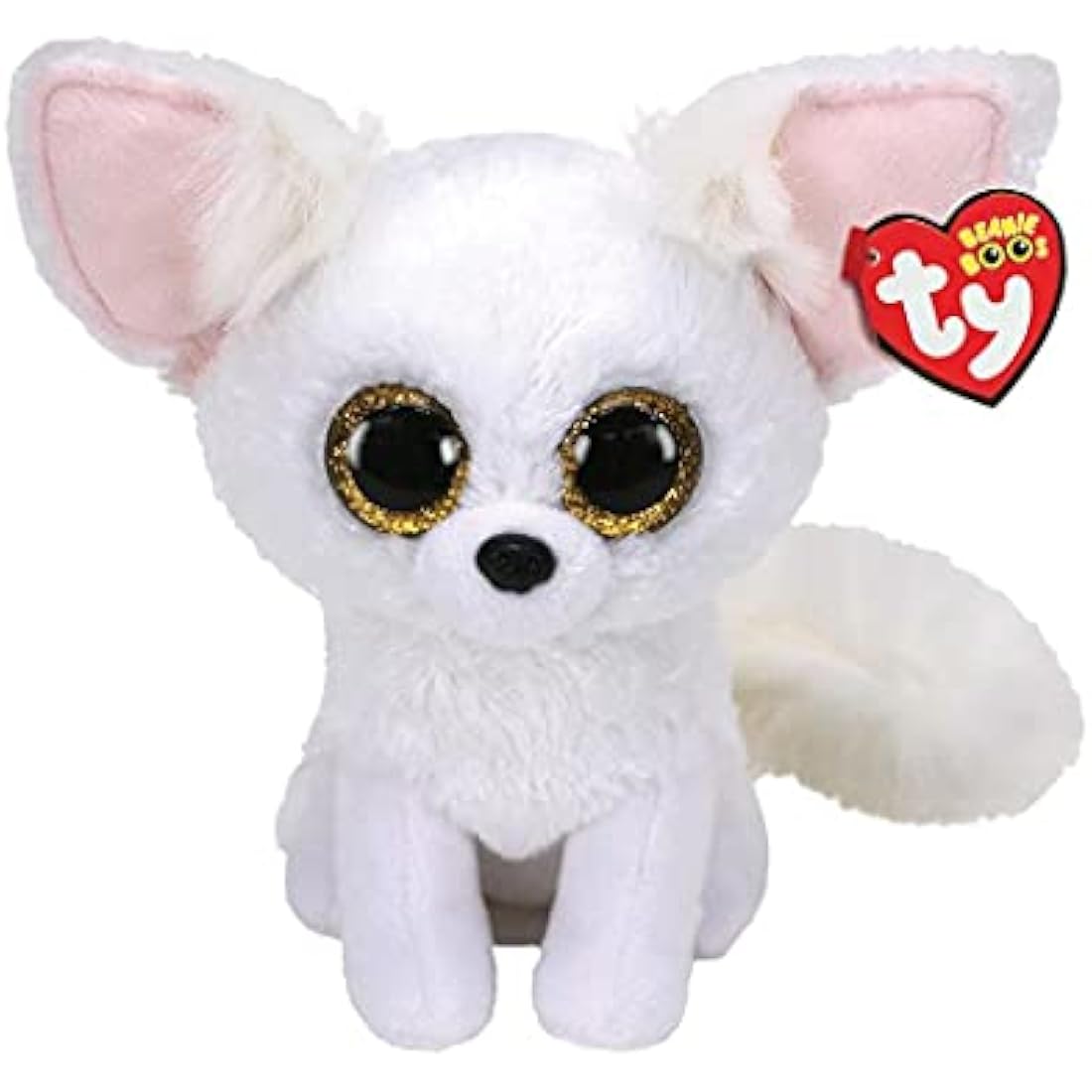 TY Phoenix Fox Beanie Boos Soft Plush Toy for Kids, Multicoloured 15cm Collectible Stuffed Teddy for Baby Cuddly Plushies for Girls & Boys