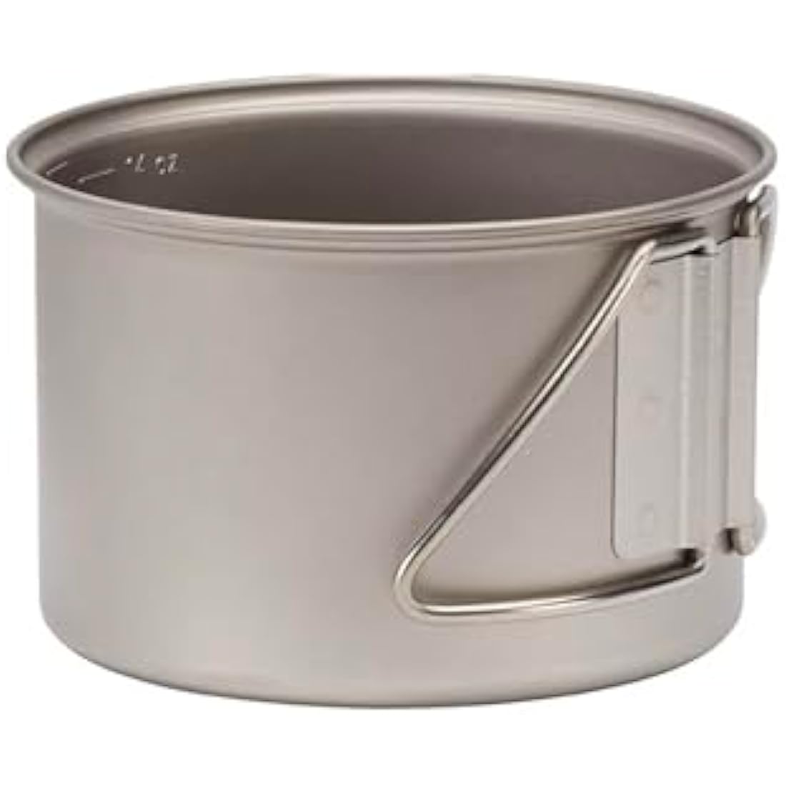 Snow Peak Titanium Mini Solo Combo Cookset, Japanese Titanium, Ultralight and Compact for Camping and Backpacking,Silver,Pot: 10.8 x 13cm, Cup: 10.9 x 7.1cm | Stowed: 11 x 13cm