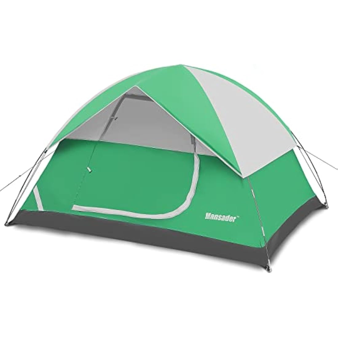 Mansader 2-3 Man Tent, Camping Tent Waterproof for 2-3 Person Dome Tent Lightweight Easy Set Up with Carry Bag for Outdoor Garden Backpacking Hiking Travel