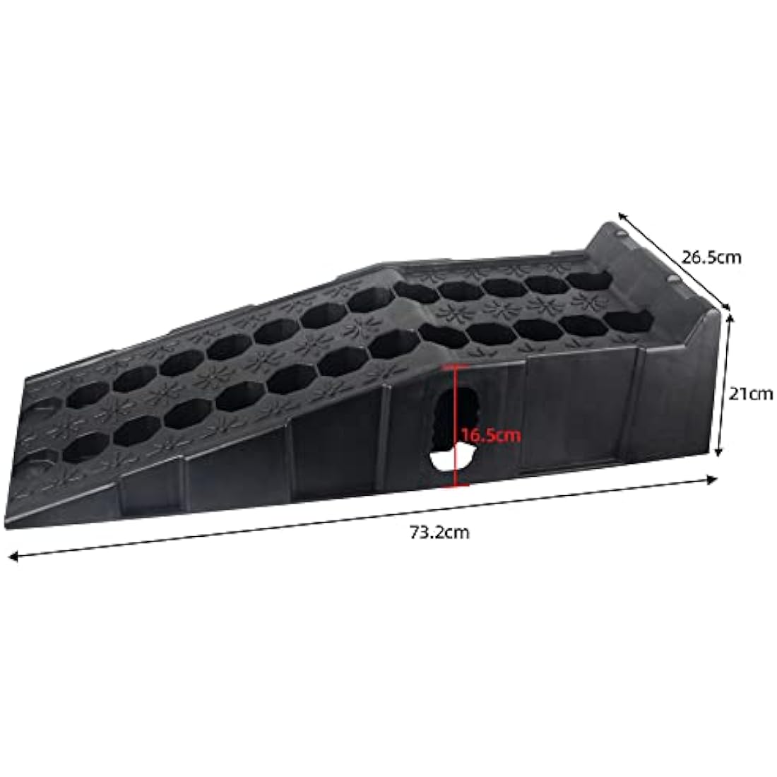 DAYUAN 2 pcs 7 ton Plastic Car Ramps Heavy Duty Garage Ramps for Lifting Automotive Vehicles Workshop Car Service and Repair