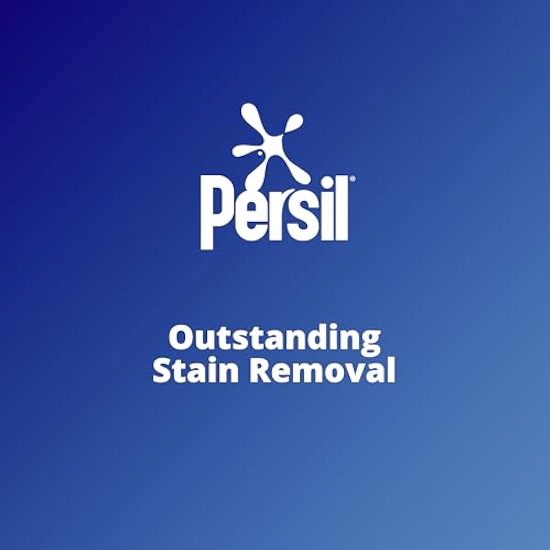 Persil Bio Washing Powder 100% recyclable pack for stain removal first time 4x 1.05 kg (84 washes)